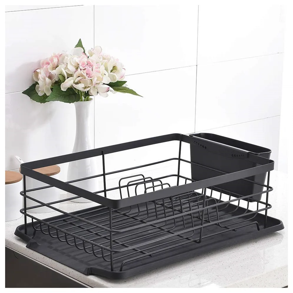 Multi-Use Drain Dish Rack Basket Tableware Brand New