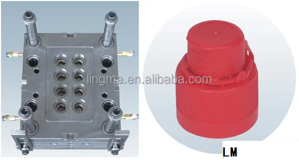injection lid  mould with cold runner or hot runners for plastic cap cover