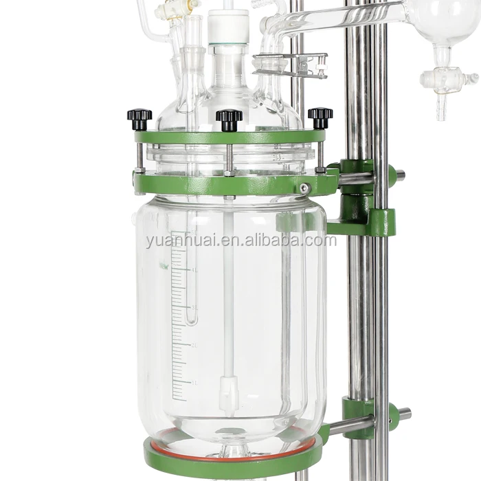 JGR3L Professional Laboratory Chemical High Pressure Jacketed Glass Reactor