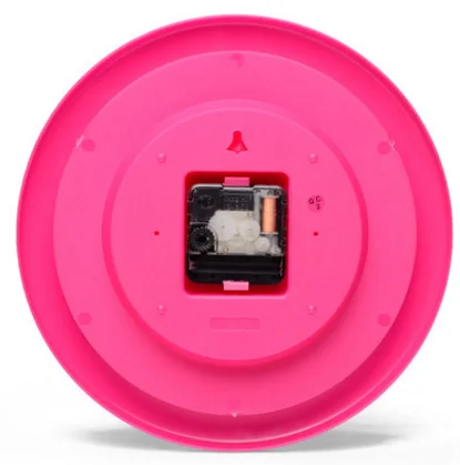 Colorful decorative round kids children room battery operated wall clock