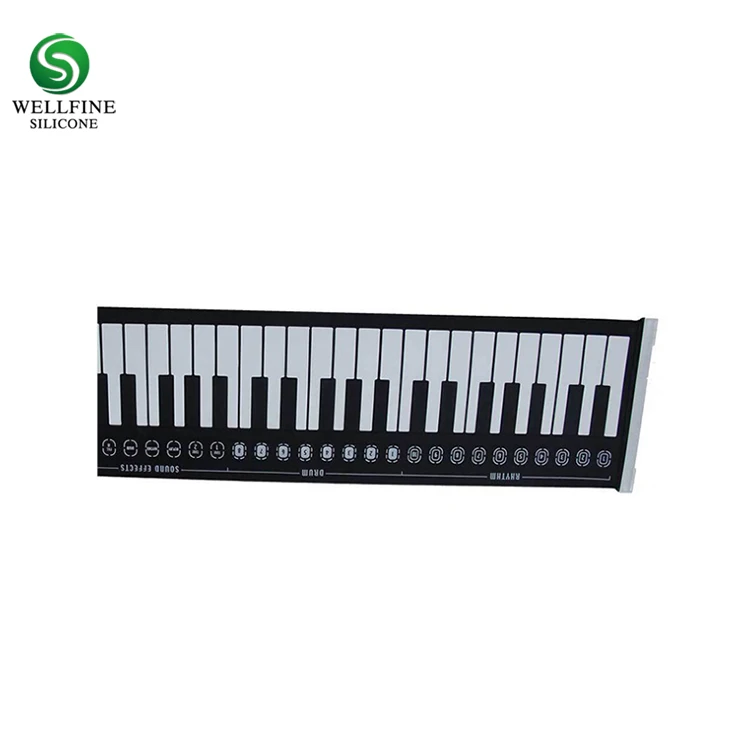 Silicone Hand Roll Piano 49 keys silicone entry-level portable piano Musical Instrument Electronic Organ Keyboard