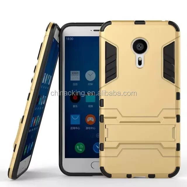 Armor Phone Case for Meizu MX5 MX6 Pro 6 Meizu M3S M5S mini Meizu U10/U20 Stand Holder Case