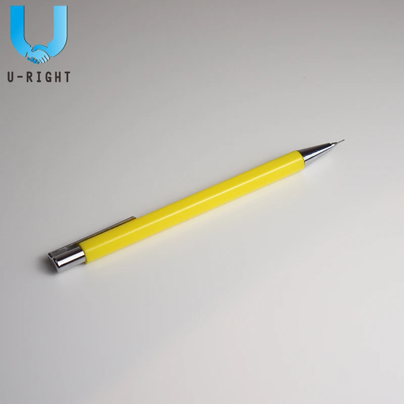 
Classic Hexangular Plastic Yellow Shell 0.7mm Mechanical Pencil for Student 