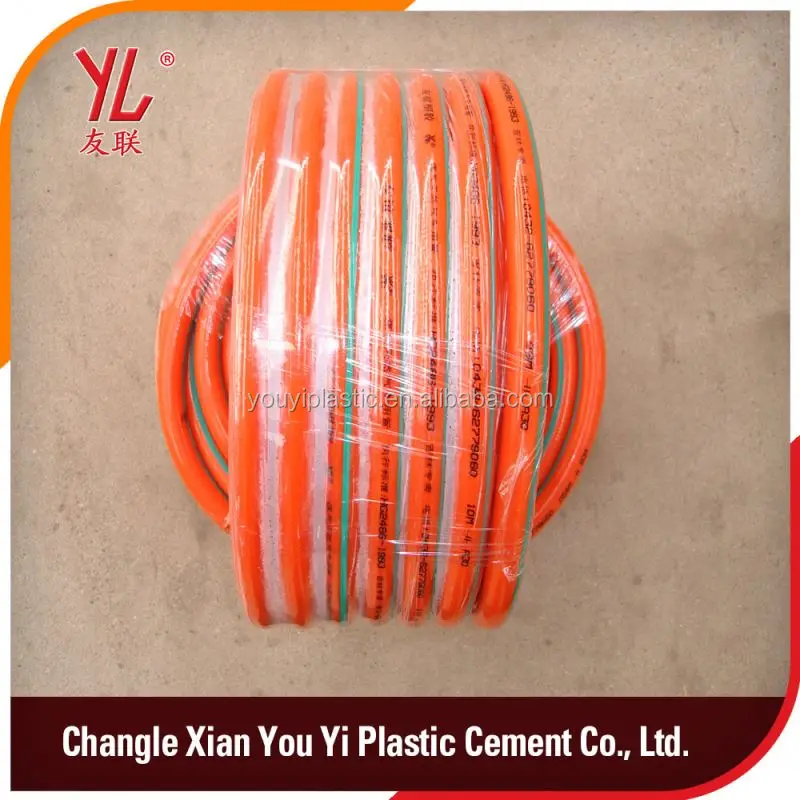  Дешевый гибкий гофрированный ПВХ газовый шланг и регулятор