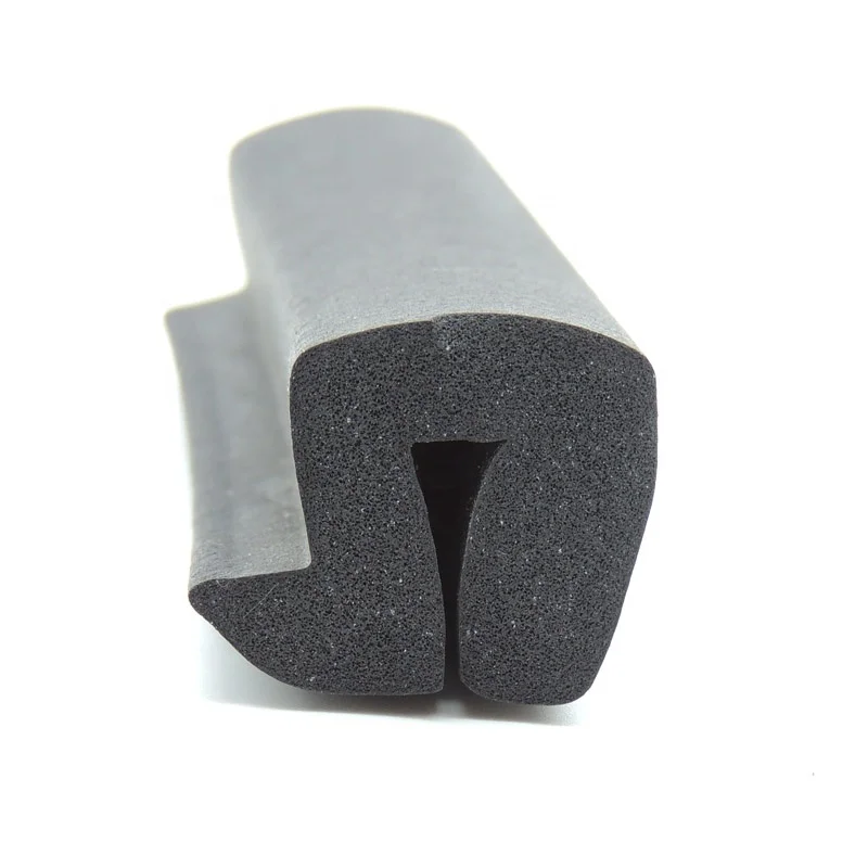 u shaped soft rubber foam sponge profile seal