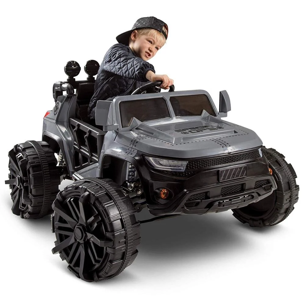 Kids Battery-Powered childrens 12V lithium batterySpecial Ops w/ Lights, Sounds & MP3 Player  ride on car with remote control