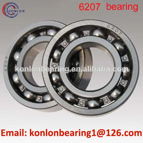 6207 подшипник экранированный без каких-либо уплотнения подшипник глубокий шаровой подшипник 6207