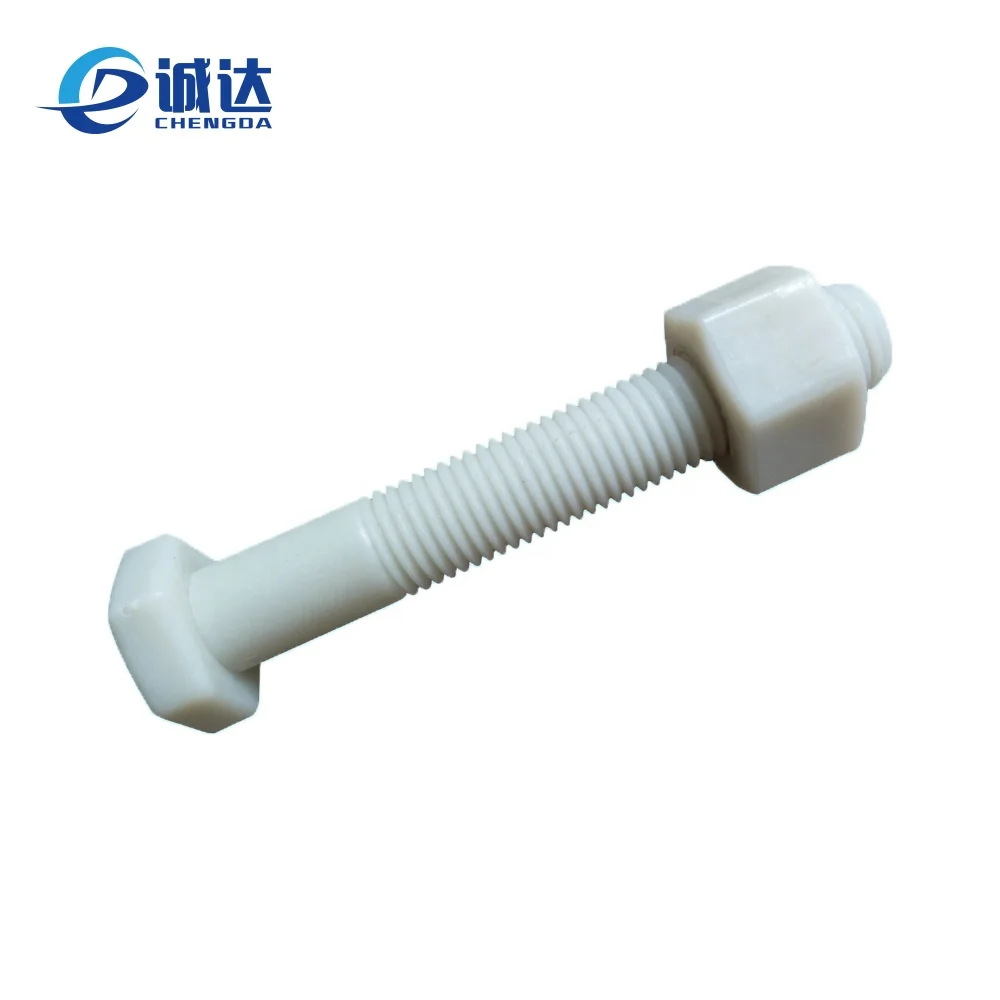 
Wholesale High quality glass filled plastic nylon bolt /screw with nut 