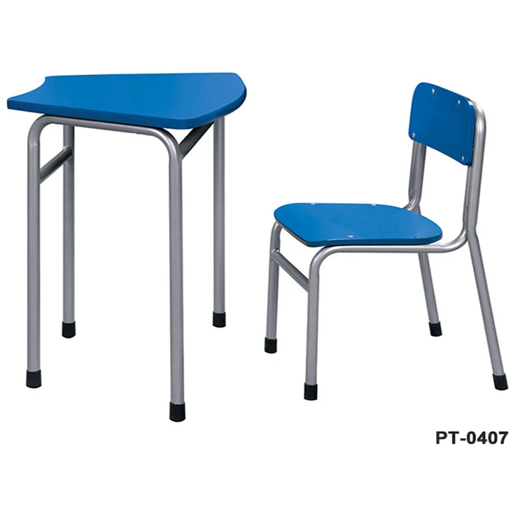 (Furniture) Two seater school desk /Student steel table for school   Cambodia
