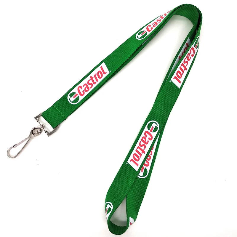 Wholesale Personalized Polyester Silk-screen Lanyard with Logo Custom