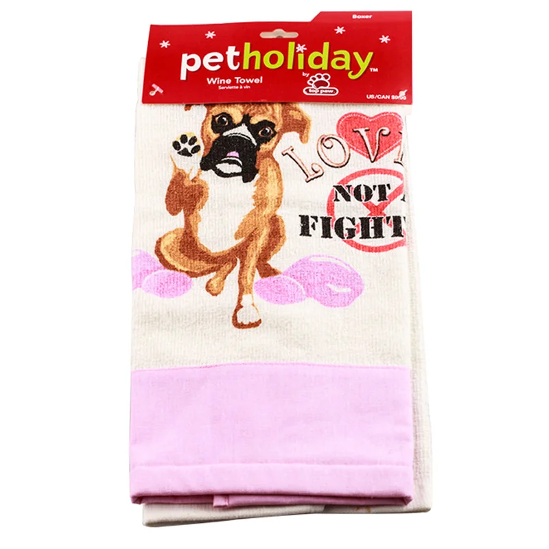 Personalized customized kitchen towel  Cotton printed dish tea towels