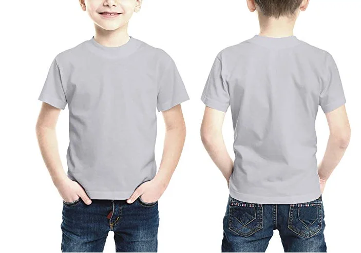 Byval Custom new design quick dry high quality boys kids blank t-shirt