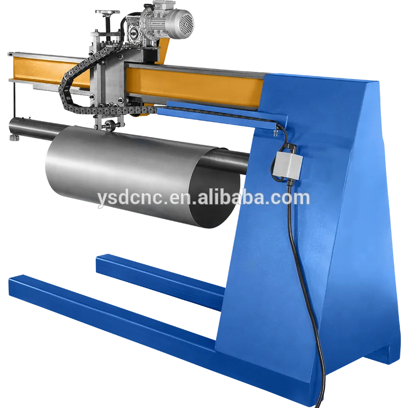 YSDCNC circular pipe ventilation HAVC round duct seam closer machine