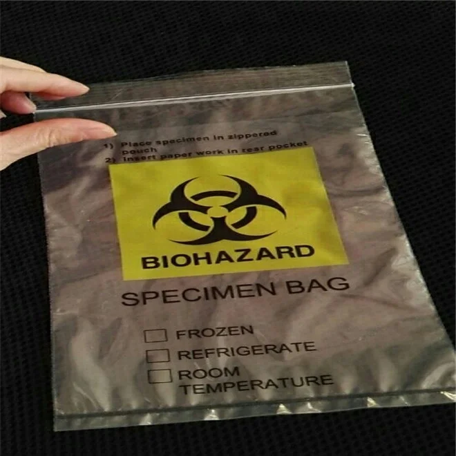 China product Biohazard Kangaroo Specimen bags