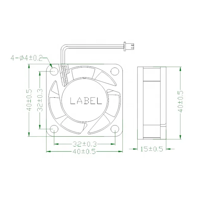 DC type 12V brushless motor electric computer case air cooling fan