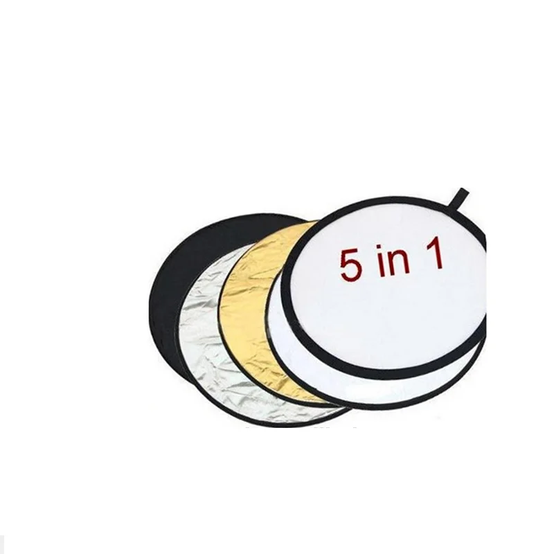 Wholesale price Handheld multi collapsible  5 in 1 photo studio light reflector for photography