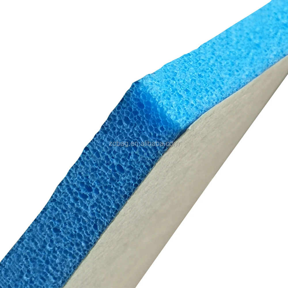 Backed Isolation Adhesive Self-Seal Aluminium Foil IXPE XPE 10mm Glue Foam Thermal Heat Insulation HVAC Duct Liner Material Roll