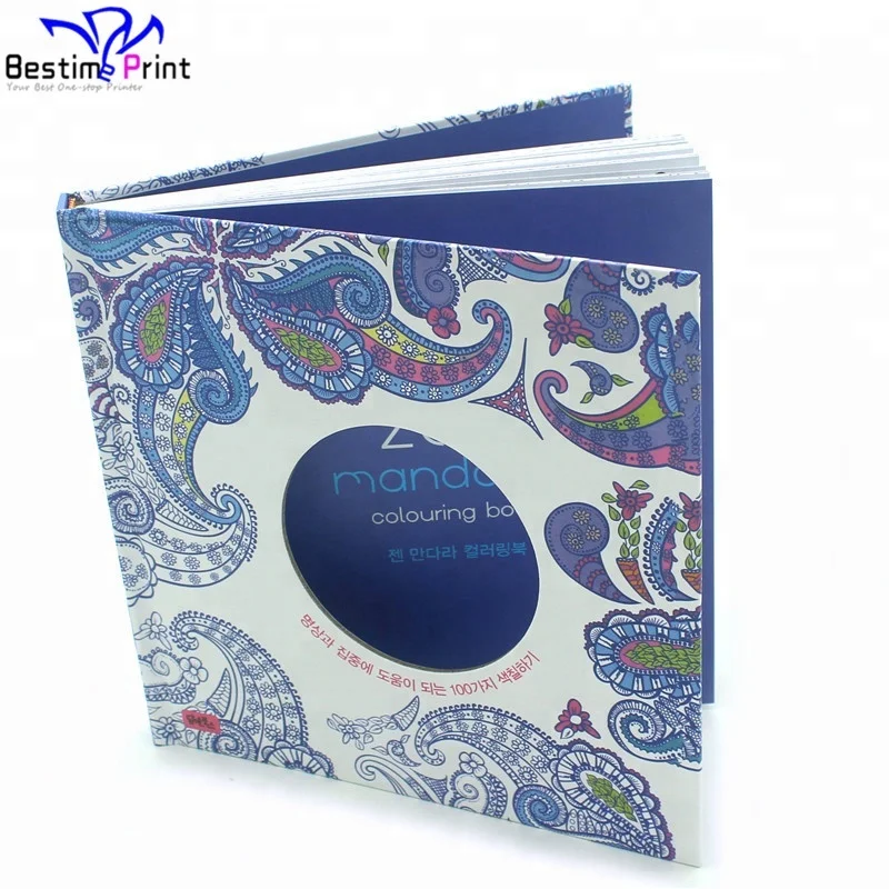 Customized Hardcover Perforated Pages Coloring Book Printing Services