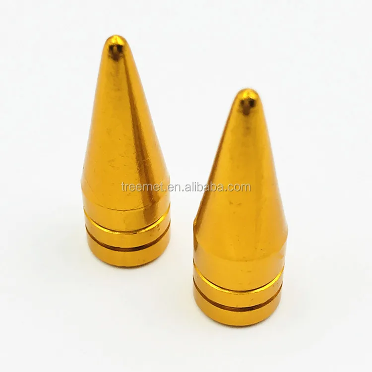 4 золотые длинные колпачки для стержней клапанов, комплект металлических резьб/Набор для обода/колес/шин P2