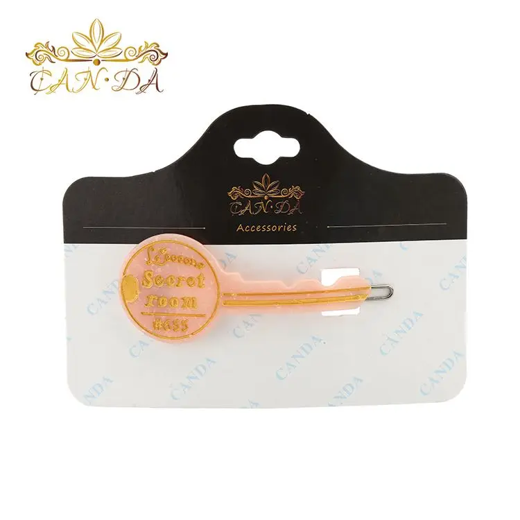 Korean And Japanese Style Cellulose Acetate Acrylic Hair Pins/Cute Round Head Hair Clips Accessories For Girls