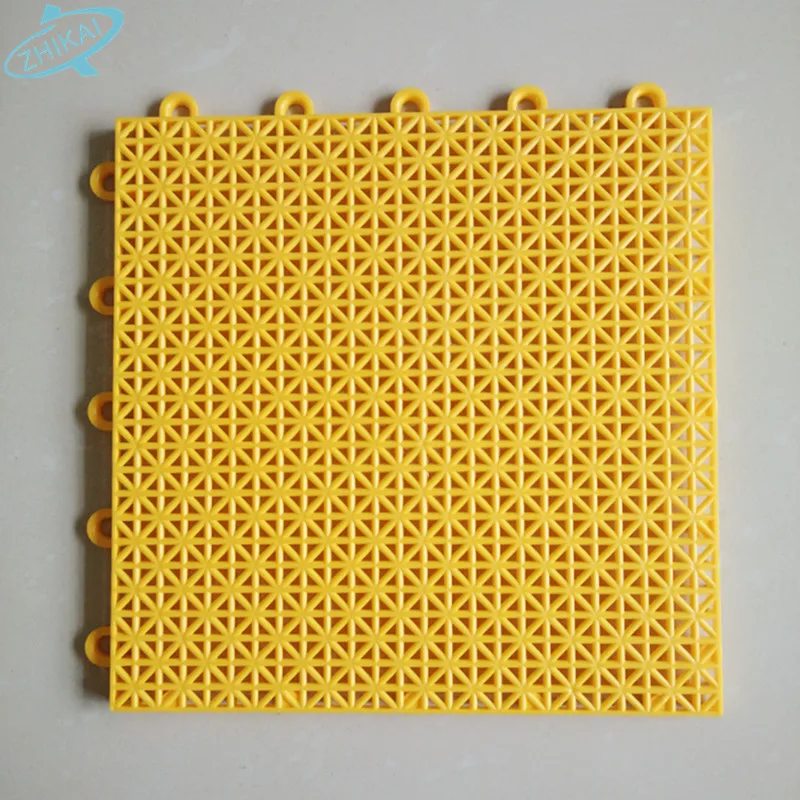 
Plastic PP Interlocking modular outdoor playground flooring 