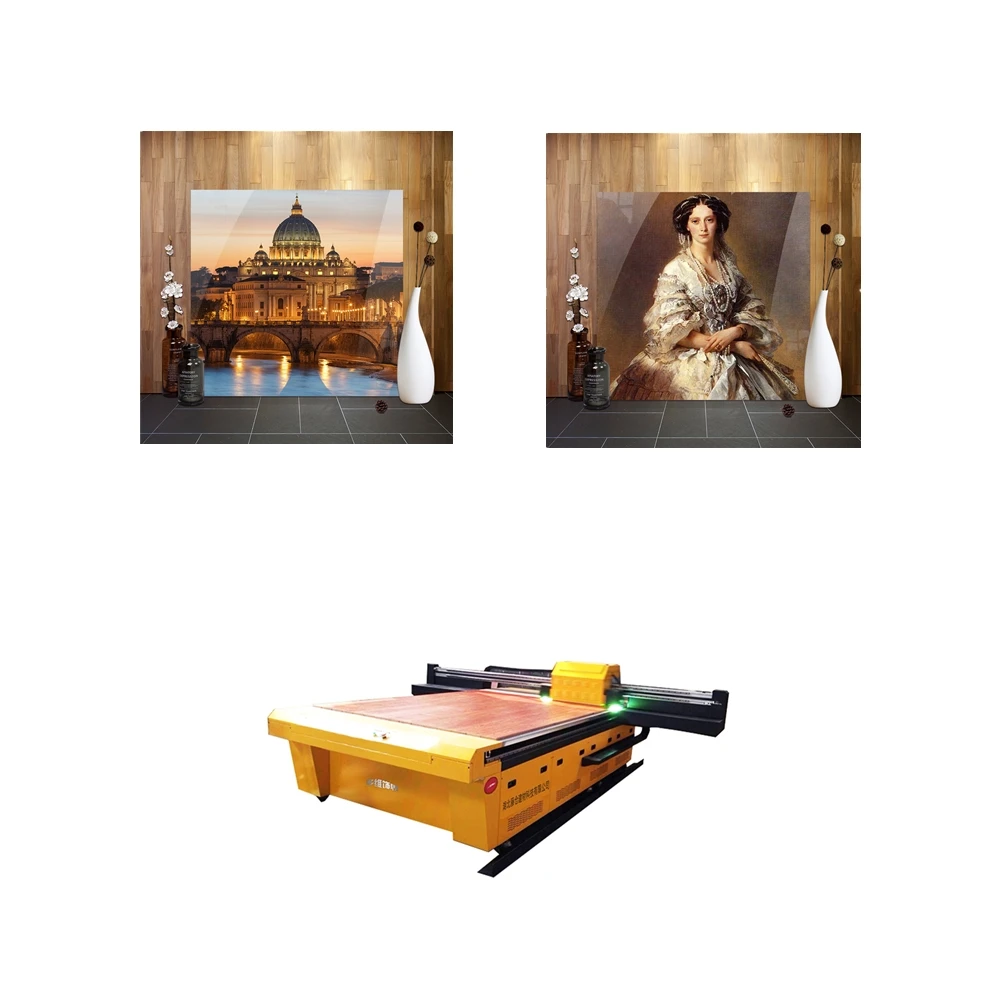 China supplied automatic glass brick making machine for 3D effect image floor tiles