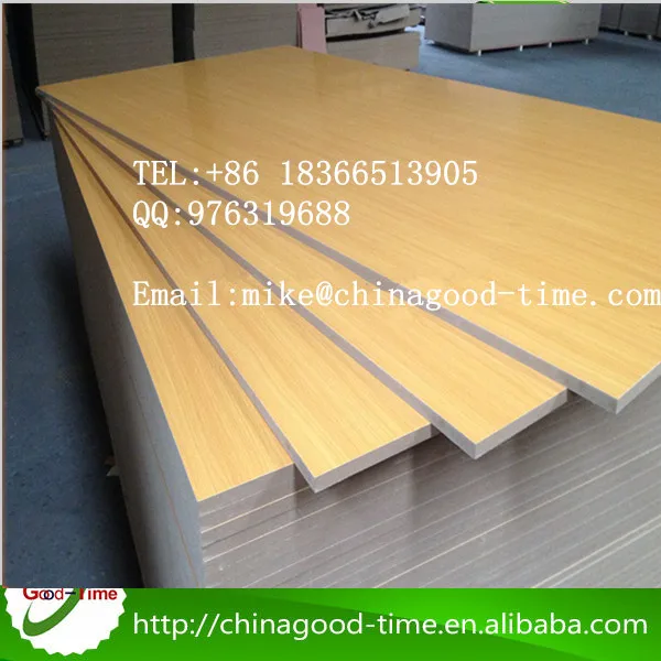 
Melamine Laminated MDF sheet board/Melamine Particle Board 