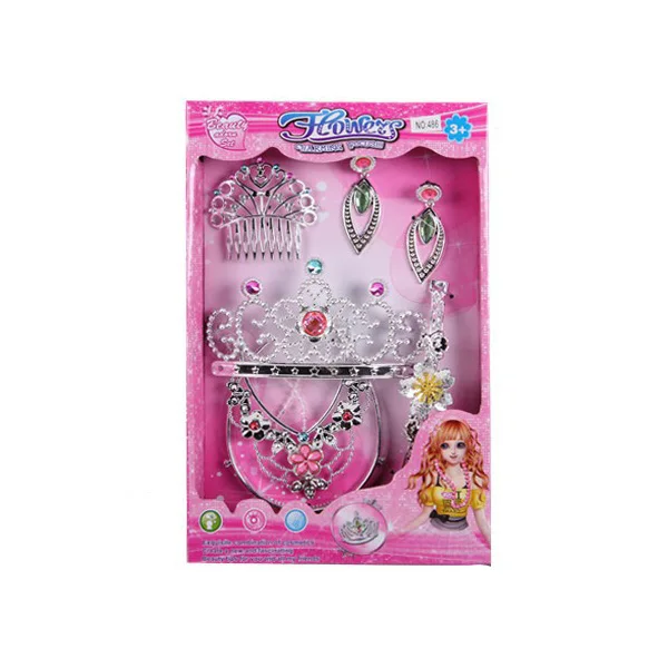 Fashion Plastic Mini Girls Princess Toy Crown, 2 Assts Other Educational Toys