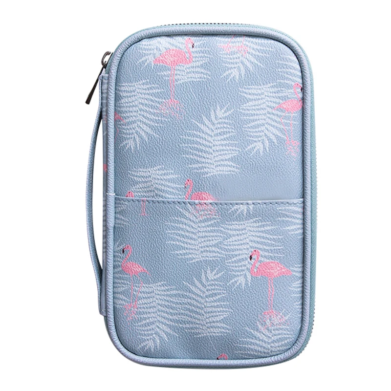 Travel Wallet RFID Blocking Passport Clutch Travel Document Organizer Vaccination Card Holder Passport Bag