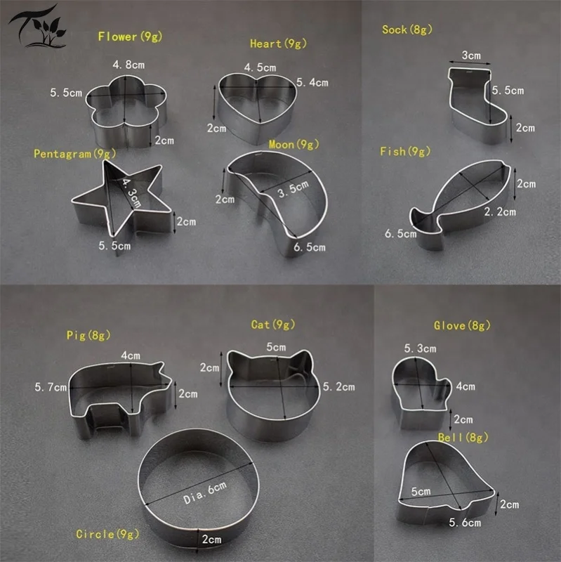 
Steel Biscuit Cutter Custom Baking Cookie Cutter Cookie Mold 