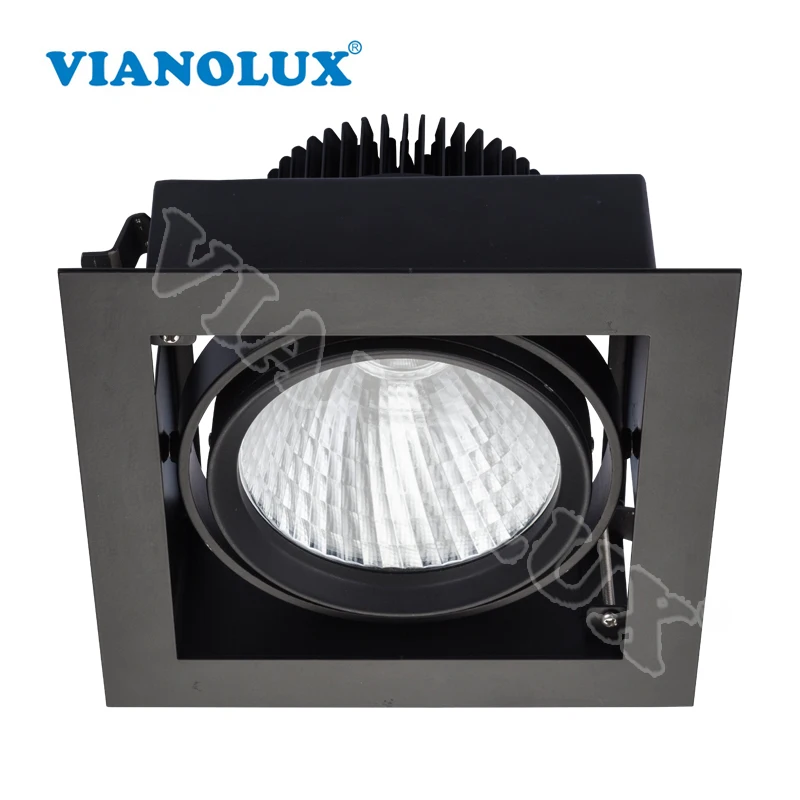 
Rotatable light heads 30w 155*155mm LED Recessed Grille Spotlight 