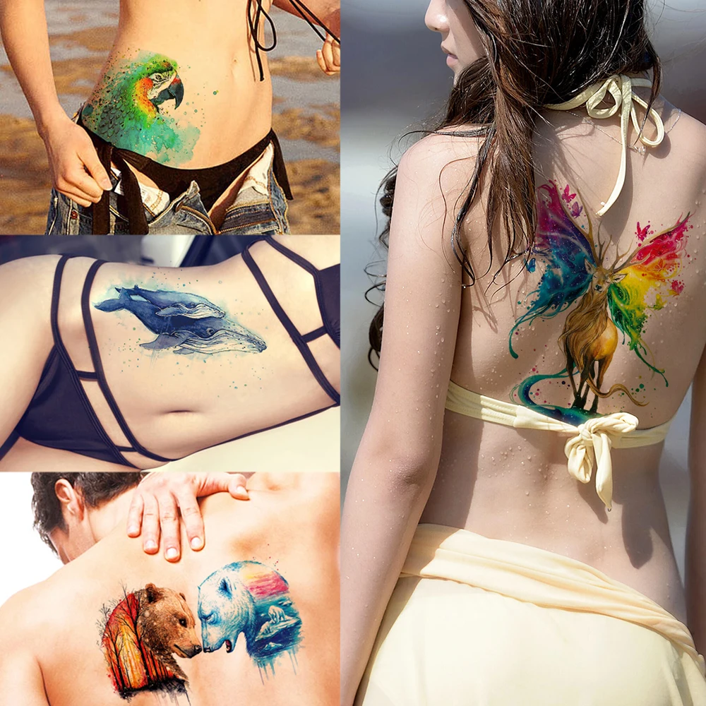 
Long Lasting Arm Temporary Tattoo for Adult Kids KM160 - KM190 