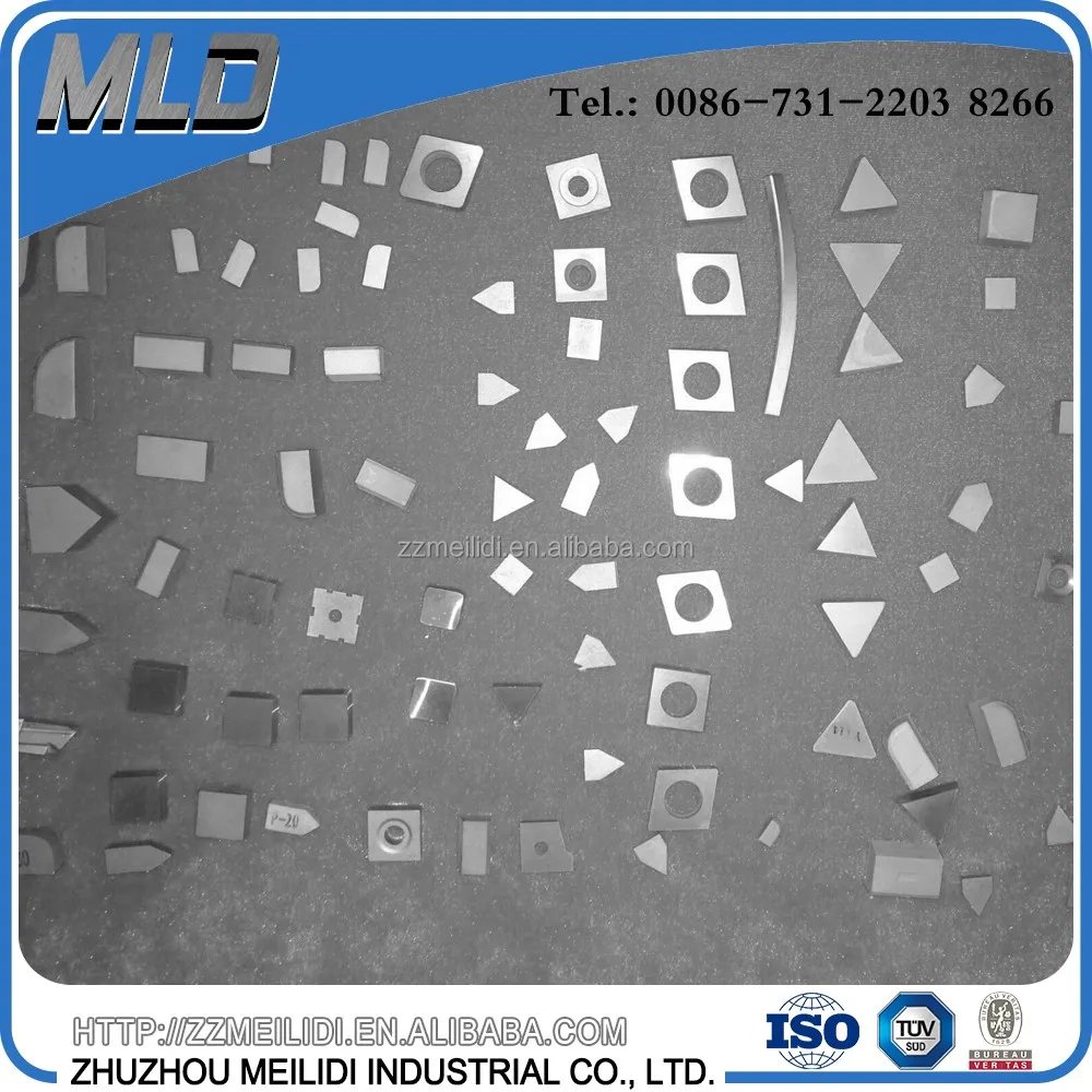 Metal Working use HIP Sintered Cemented Carbide Insert in Various Shapes