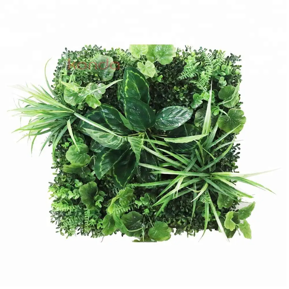 Популярная высококачественная искусственная трава для сада с зеленой изгородью