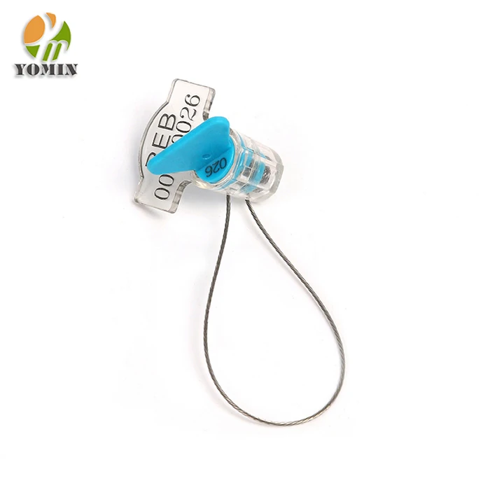 
High Security Electric Meter Plastic Seal/ Pull Tight Plastic Twist Lock Seal For Containers 