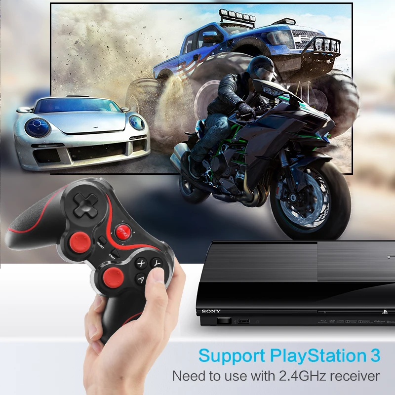 Data Frog Wireless BT  Gamepad For Android Smart Phone Game Controller For PS3 PC Laptop mobile controller PC