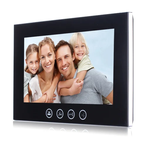 Cat5/Ethernet Cable 12 Apartments Video Door Phone 10inch touch key smart doorbell