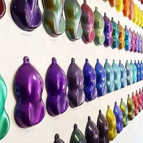 Hot sale Colors shift Chameleon Pearlescent Pigments in powder Green/Gold/White multi-color shifts from China