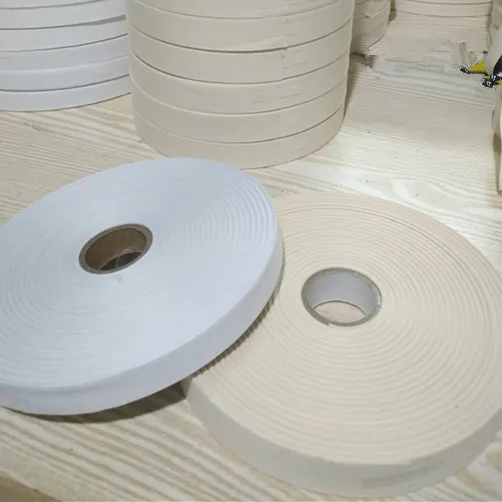 Wholesale Cotton Tape Roll Clothing Care Label White Cotton Binding Ribbon Tape For Printing