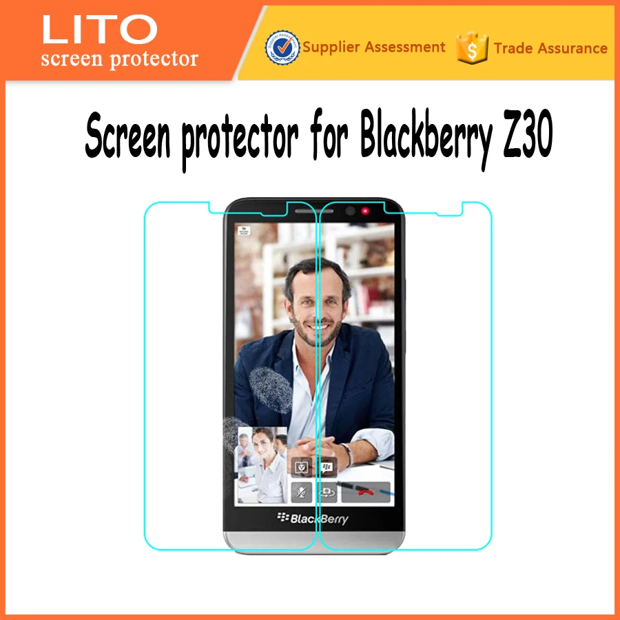 оптовый высокий прозрачно протектор экрана мобильного телефона охранник закаленное стекло экрана для ежевики Z30