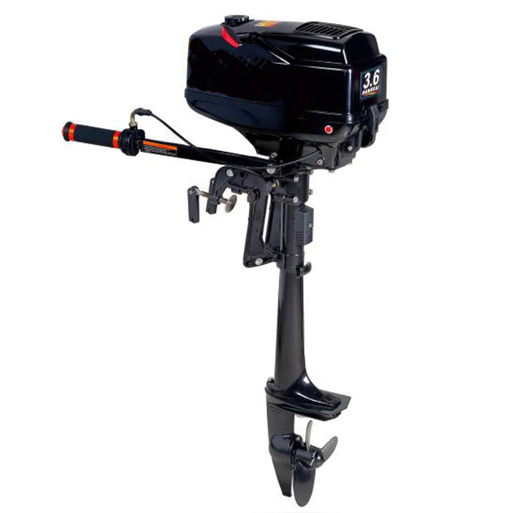 Лодочный двигатель, 3,6 лошадиных сил, 55 куб. См, подвесной двигатель, двухтактное водяное охлаждение