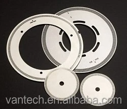 precise chemical etching metal code wheel from vantech