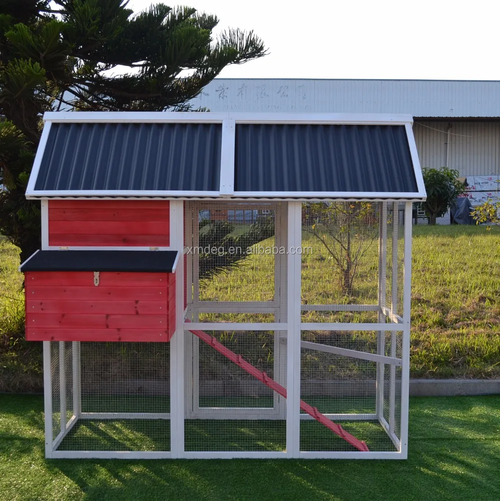 Wooden Pet House Rabbit Hutch Chicken Coop With Deeper No Leak Trays wood chicken poultry house for 8 hens house