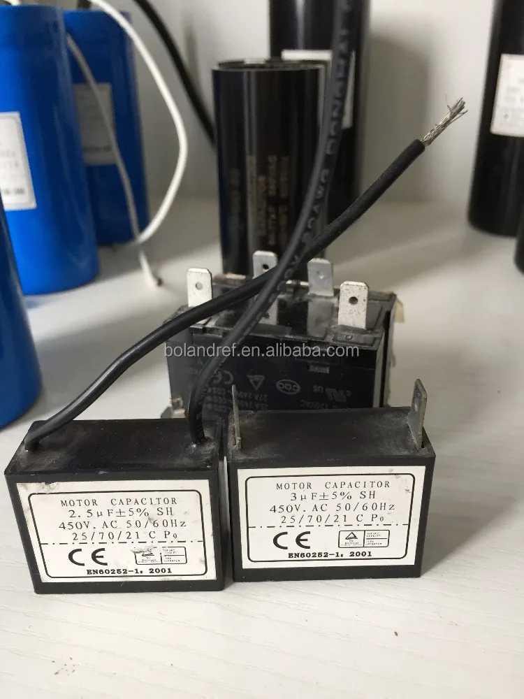 CD60 CBB65 CBB60 CBB61 capacitor for air conditioner and refrigeration spare parts with 110V-450V