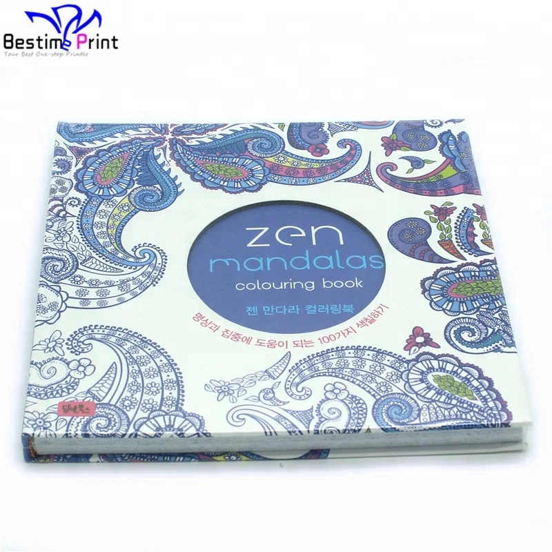 Customized Hardcover Perforated Pages Coloring Book Printing Services