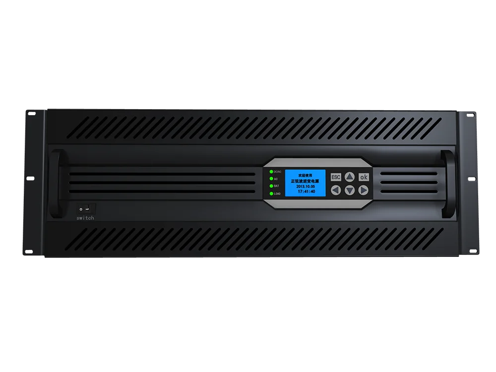 19 дюймов 4U rackmount 220vdc 10 кВт инвертор сделано в Китае 10 ква инвертор для трансмиссионной подстанции