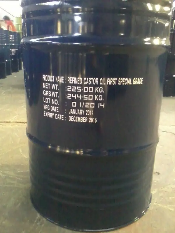 CASTOR OIL FIRST SPECIAL GRADE