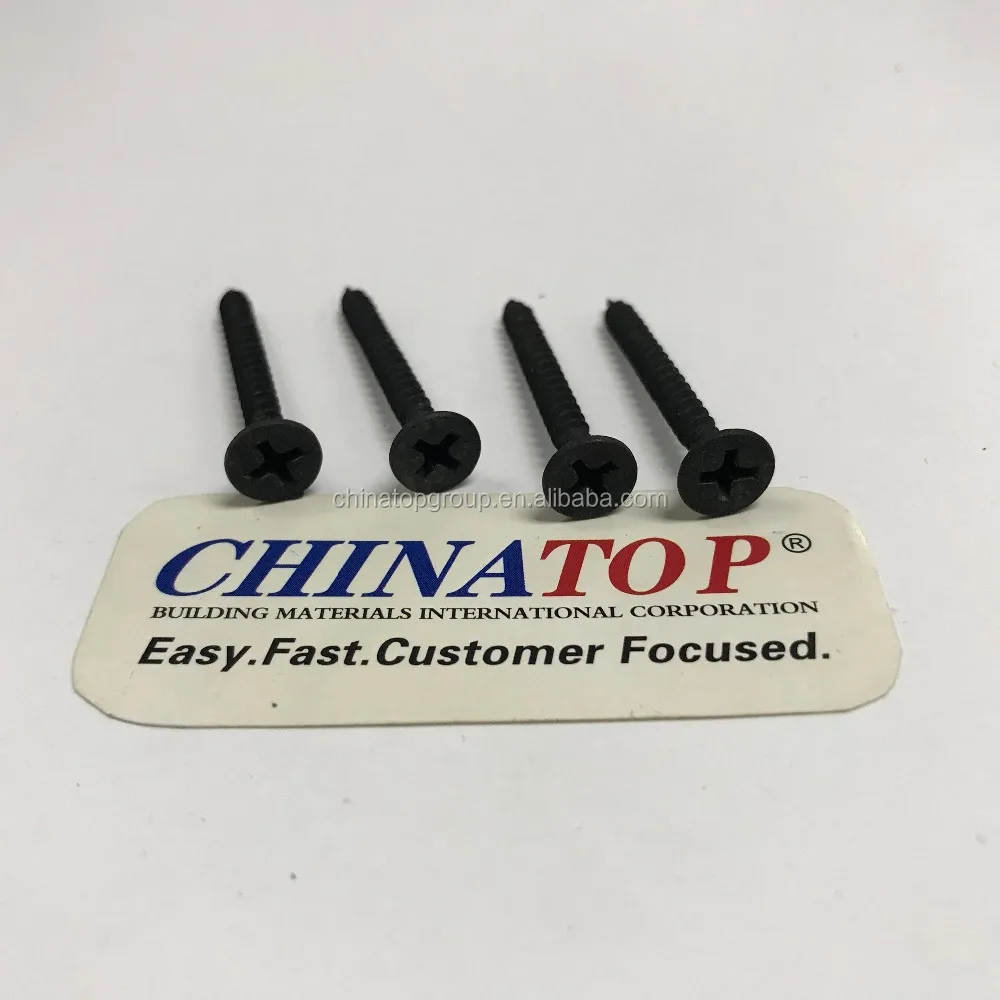 bugle head drywall screw black phosphorization