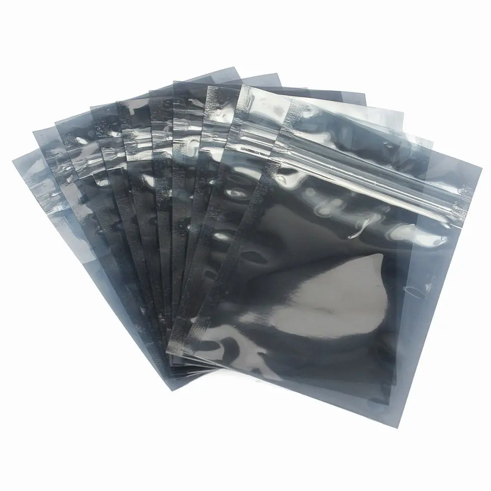Reclosable Zipper Static Shielding Bags For Electronics