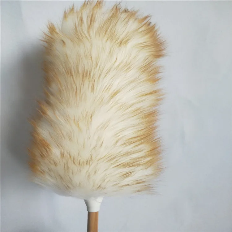 
Cleaning tools sheeps wool lambswool duster cleaning household dusters natural L size sheep wool duster with bamboo handle 